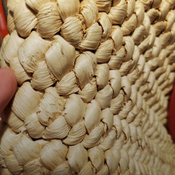 Tory Burch Woven Raffia/Straw Tote Bag Large - Picture 8 of 12